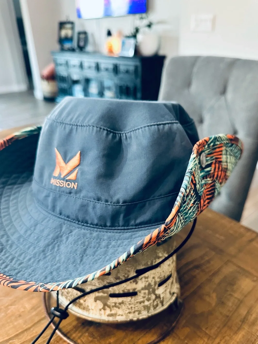 Mission Adult unisex Sea palm Polyester Wide-brim hat